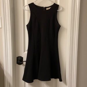 Elodie Black High Neck Dress